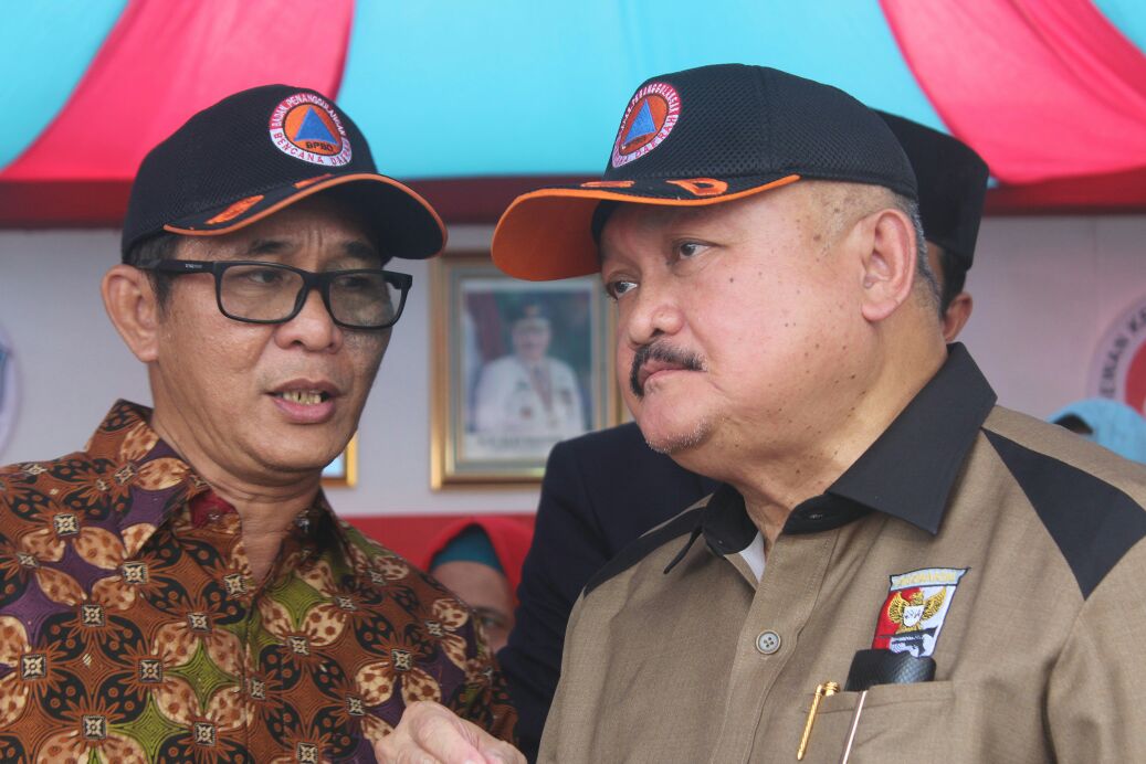 Gubernur Sumsel Alex Noerdin bersama Bupati Pali 