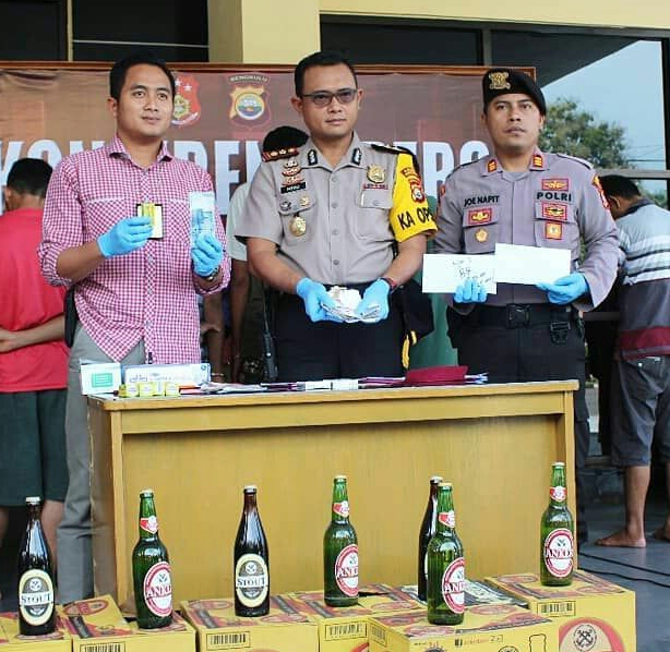 Polres Bengkulu gelar konferensi pers 