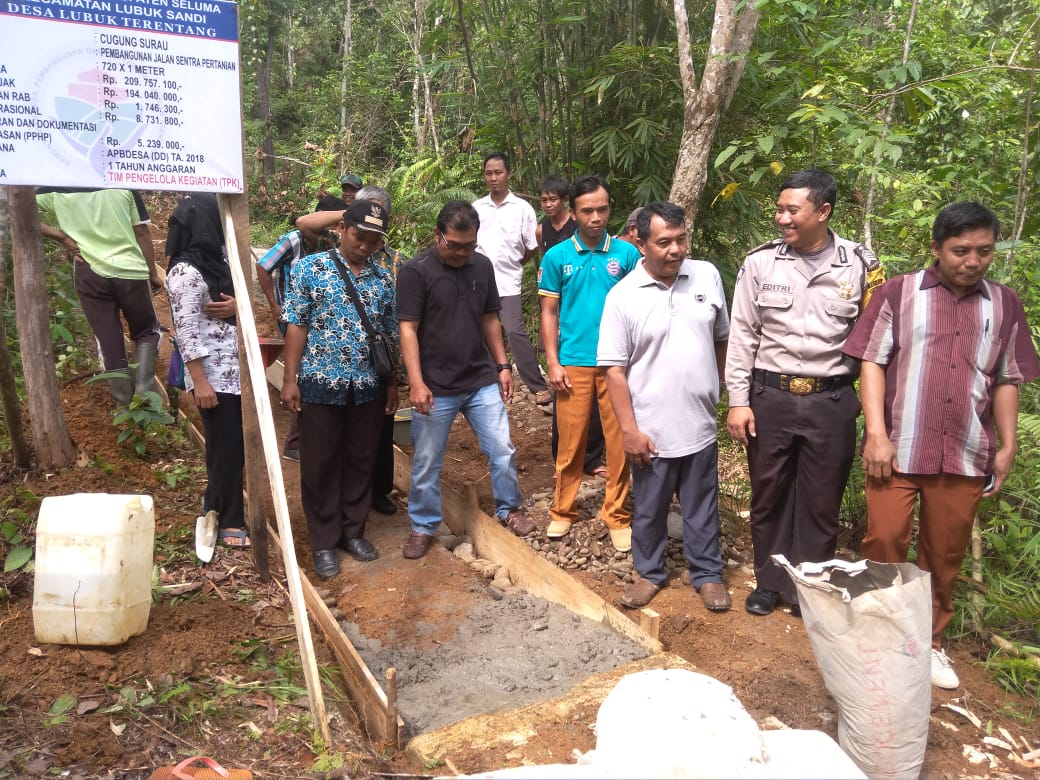 Tampak titik nol dilaksanakan oleh Desa 