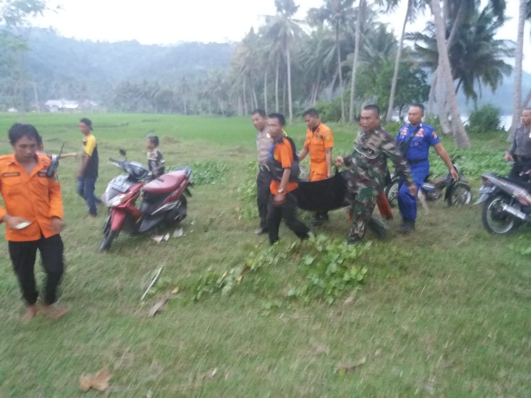 Tampak Korban Yang tenggelam 