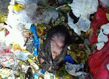 Jasad Bayi ditemukan di pembuangan Sampah