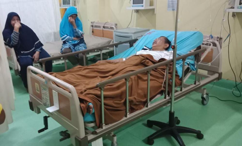 Korban Terbaring di Rumah Sakit
