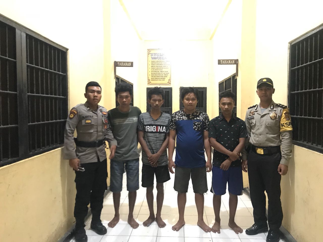 Terduga Pelaku diamankan