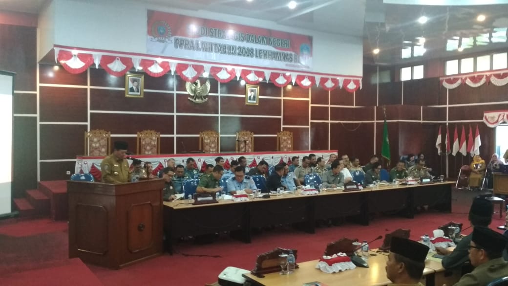 DPRD Kota Bengkulu terima Kunjungan Lamhamnas RI