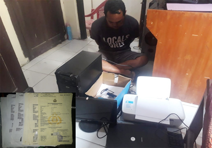 Terduga Pelaku diamankan