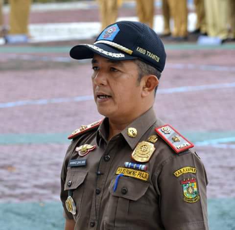 Kasi Trantib satpol PP Kota Bangkinang, Ahmad Zaki