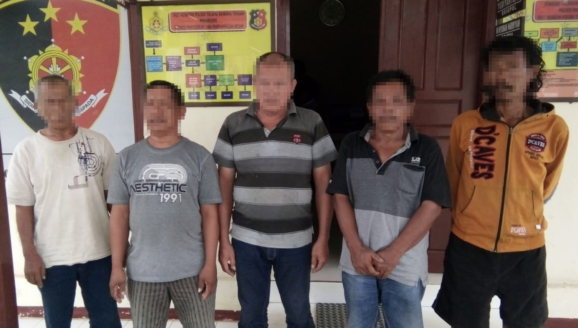 Terduga Pelaku diamankan
