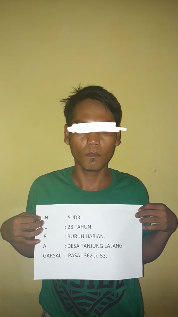 Terduga Pelaku diamankan