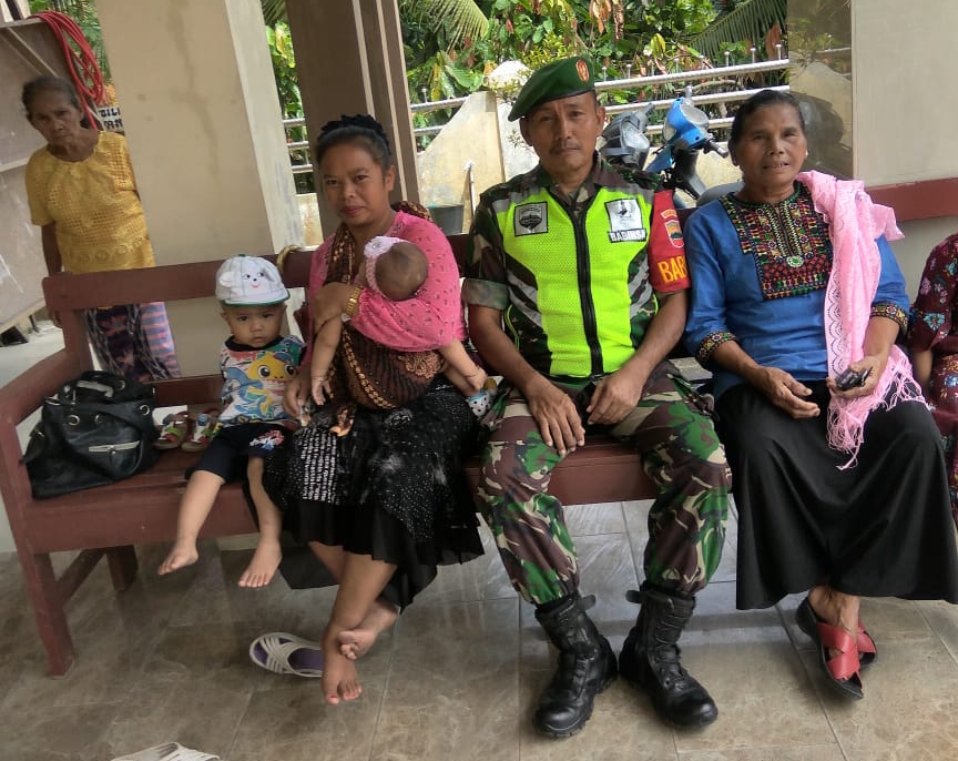 Koramil 07/Desa Juhar Lakasanakan Giat Pam