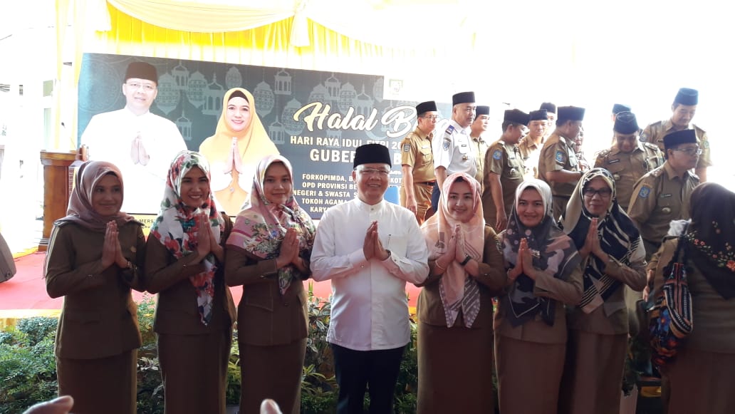 Gubernur Bengkulu Rohidin Mersyah Gelar Halal Bihalal