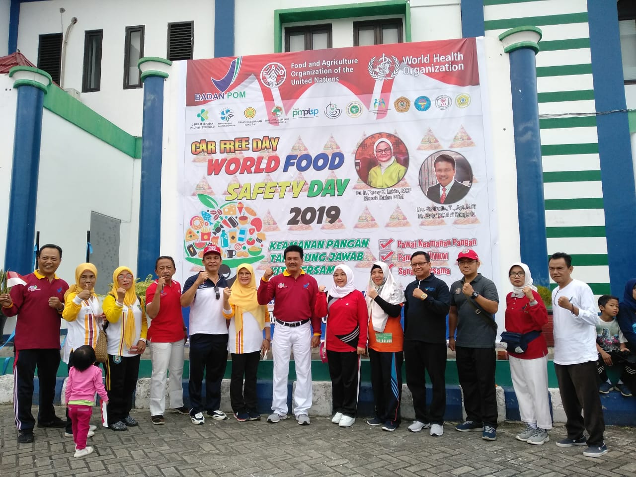 kegiatan Car free day world food safety day