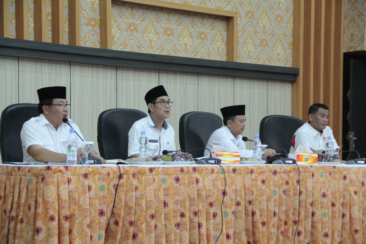 Rapat Evaluasi persiapan Porwil Sumatera tahun 2019, di Gedung Pola Provinsi Bengkulu