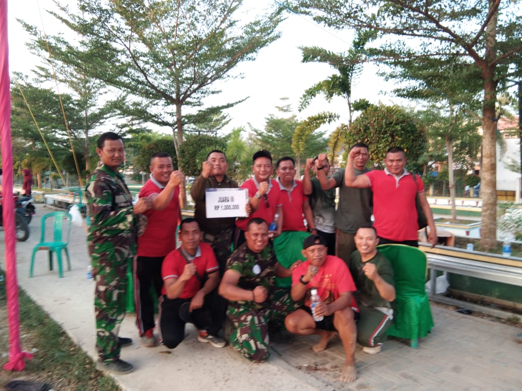 Anggota Koramil Mesuji Ikut Meriahkan Hut Bhayangkara
