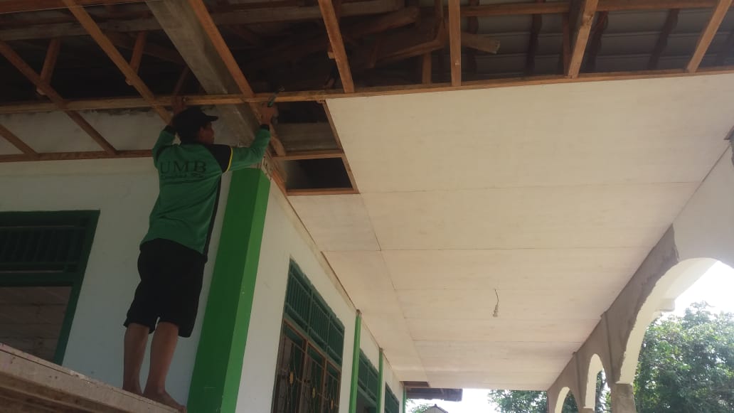 TMMD, Rehab Plafon Memperindah Masjid Hidayatullah