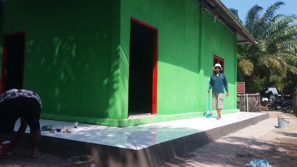 TMMD, Pemasangan Keramik Masjid An-Nur Rampung