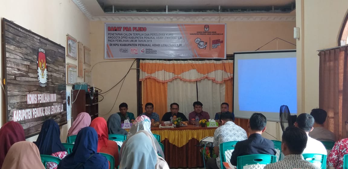 KPUD PALI Gelar Pra Peradilan Calon DPRD Terpilih