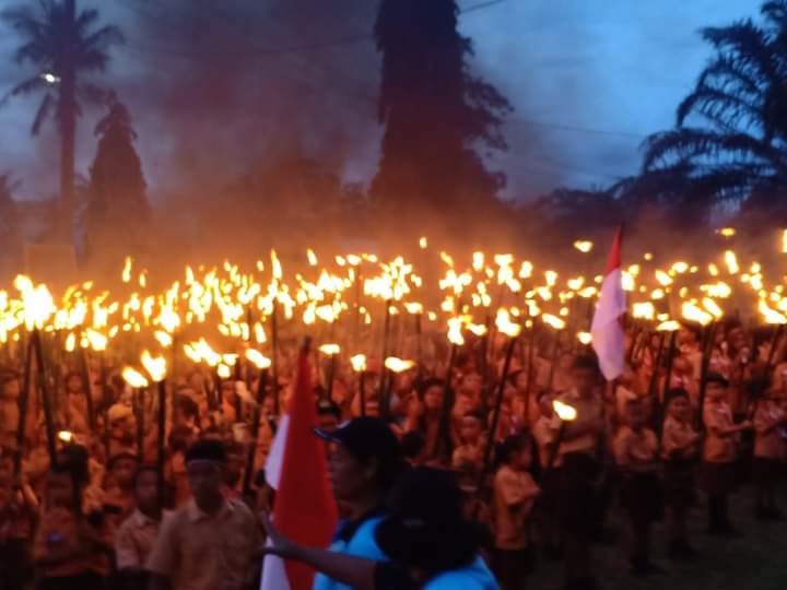 Pawai Taptu di Karo Diikuti Ribuan Orang