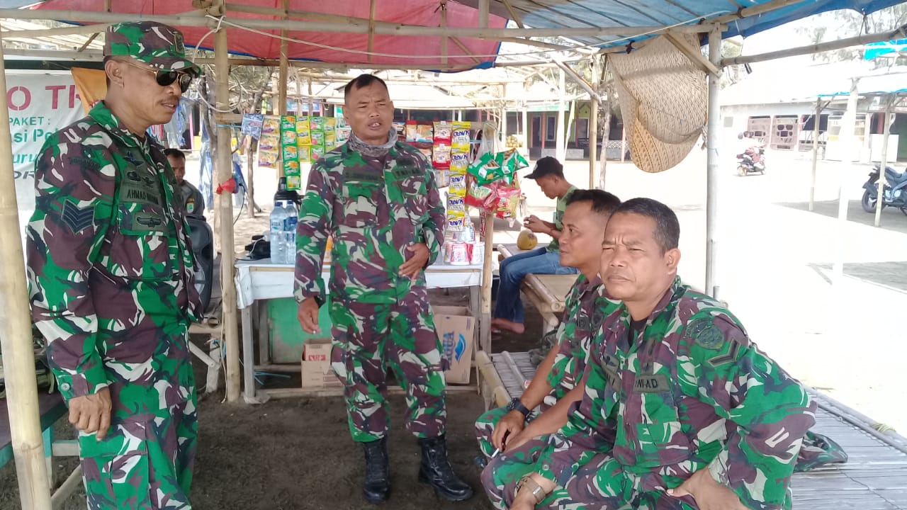Danposmil Pakisjaya Giat Bersihan Limbah Minyak