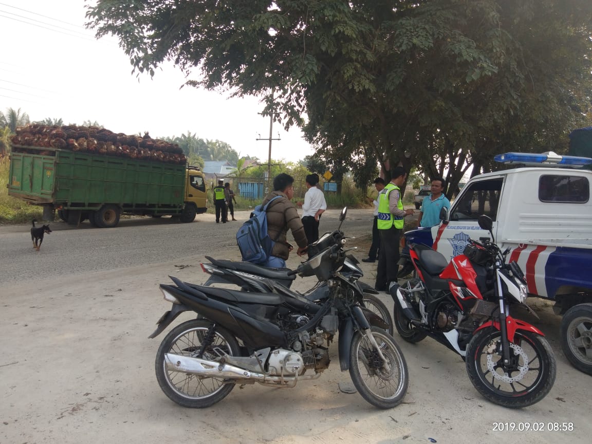 Puluhan Pengendara Terjaring Dalam Operasi Patuh Muara Takus