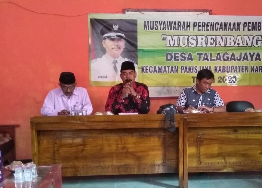 Pemdes Talagajaya Gelar MusrenbangDes Prioritaskan Pembangunan