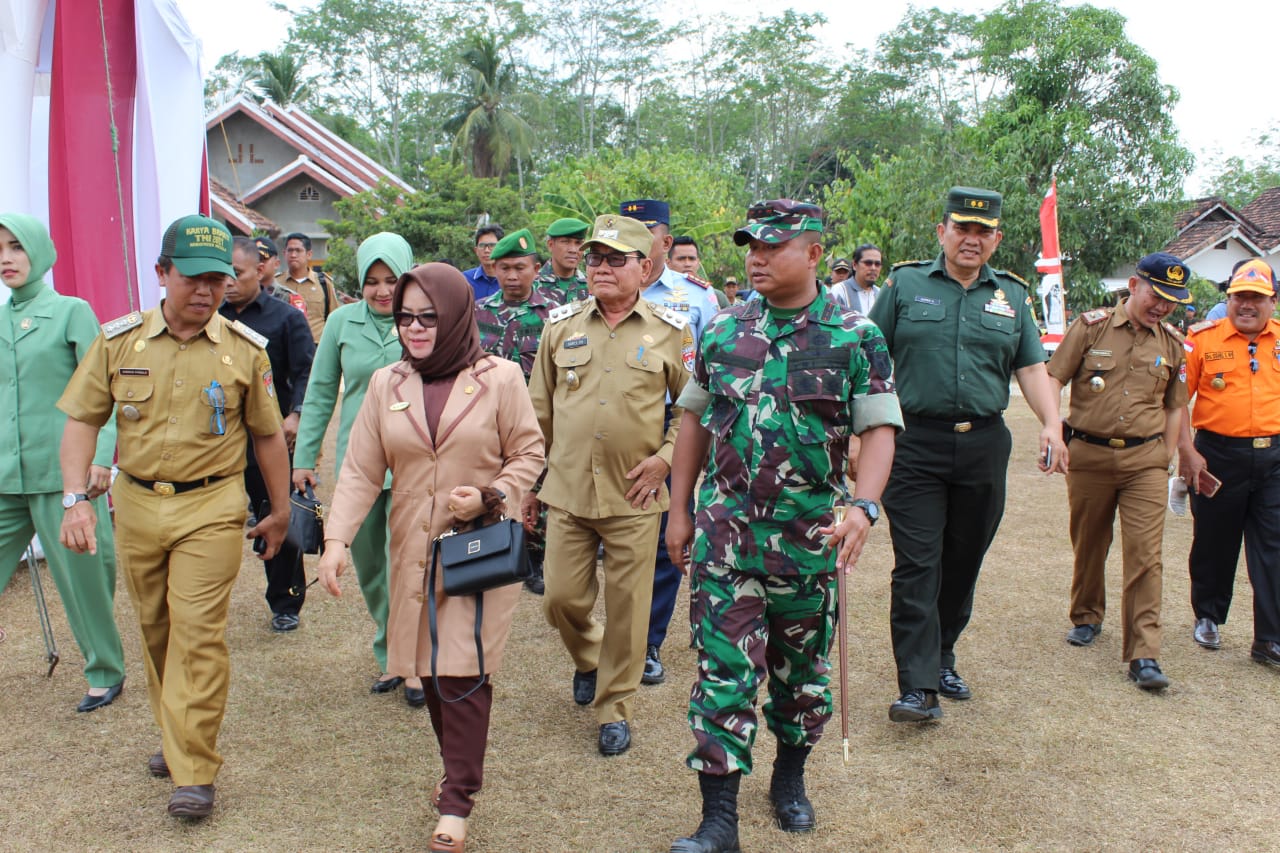 Karya Bakti TNI 2019 Kodim 0426 di Mesuji Resmi Dibuka 