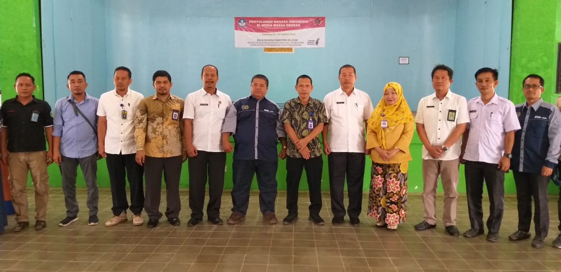 Balai Bahasa Sumsel Gelar Penyuluhan untuk Media Massa