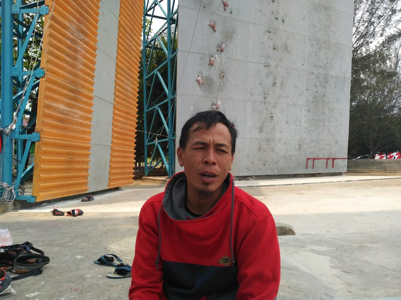 Atlet Panjat Tebing Bengkulu Giatkan Latihan