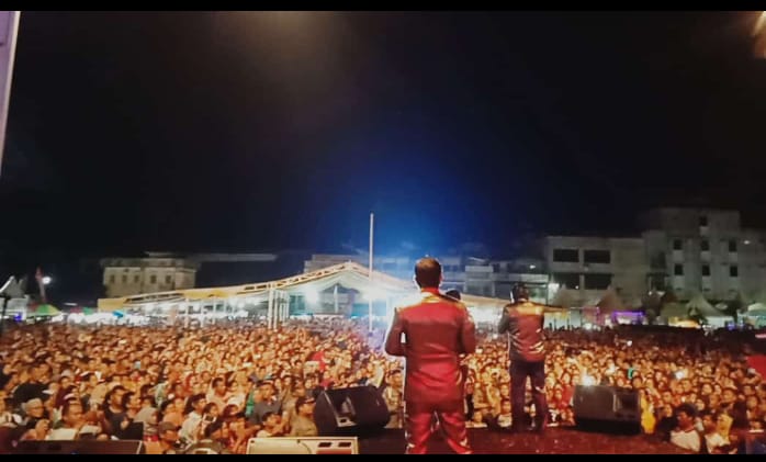 Trio Elexis Meriahkan Penutupan HUT Pemkab Labuhanbatu
