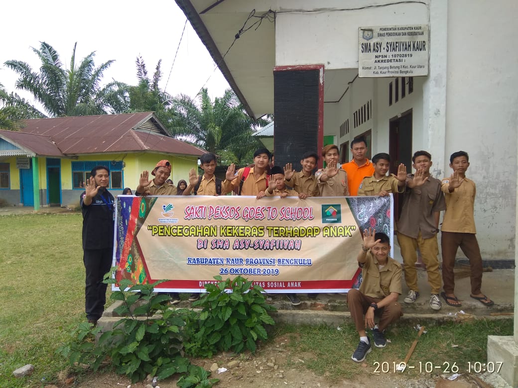 Cegah Kekerasan Pada Anak Sakti Peksos "Goes To School"