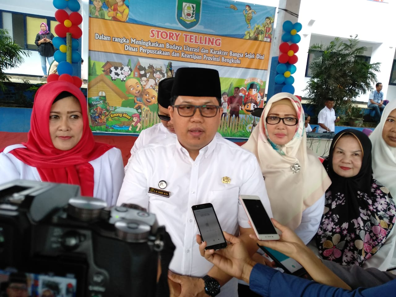 Kepala Dinas Perpustakaan dan Kearsipan Provinsi Bengkulu Meri Sasdi 