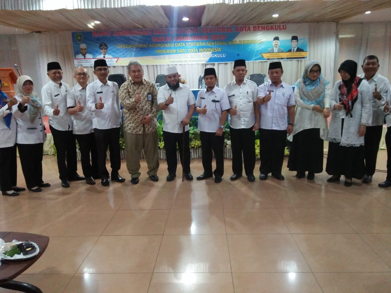 Walikota Bengkulu Buka Rakor Data Statistik