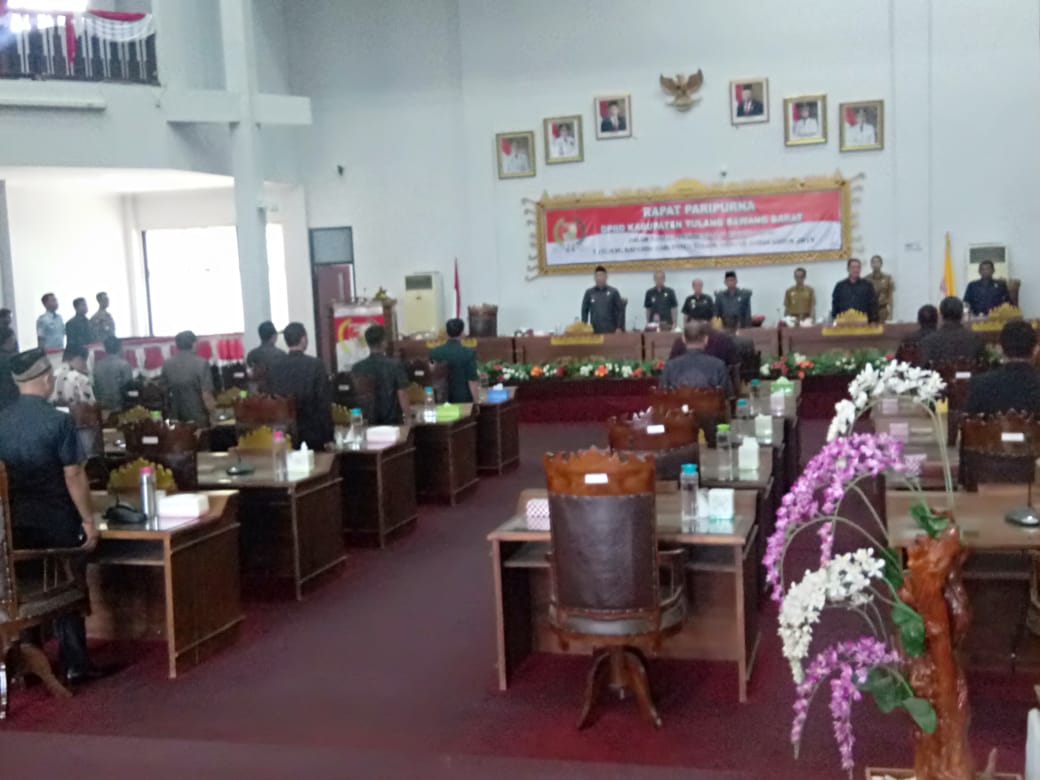 Rapat Paripurna 7 Raperda Tubaba Dibahas 