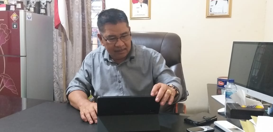 Junaidi Anuar selaku Kepala BPBD Kabupaten PALI 