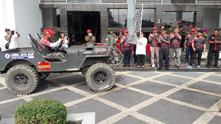 Wabup Karo Lepas Peserta Balap Offroad