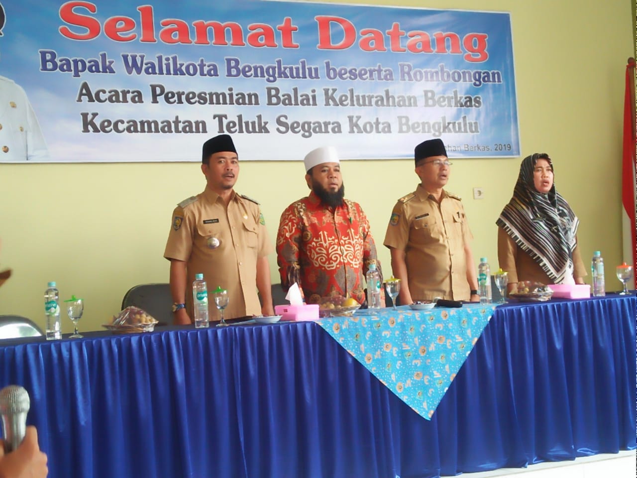 Walikota Meresmikan Balai Posyandu Kelurahan Berkas