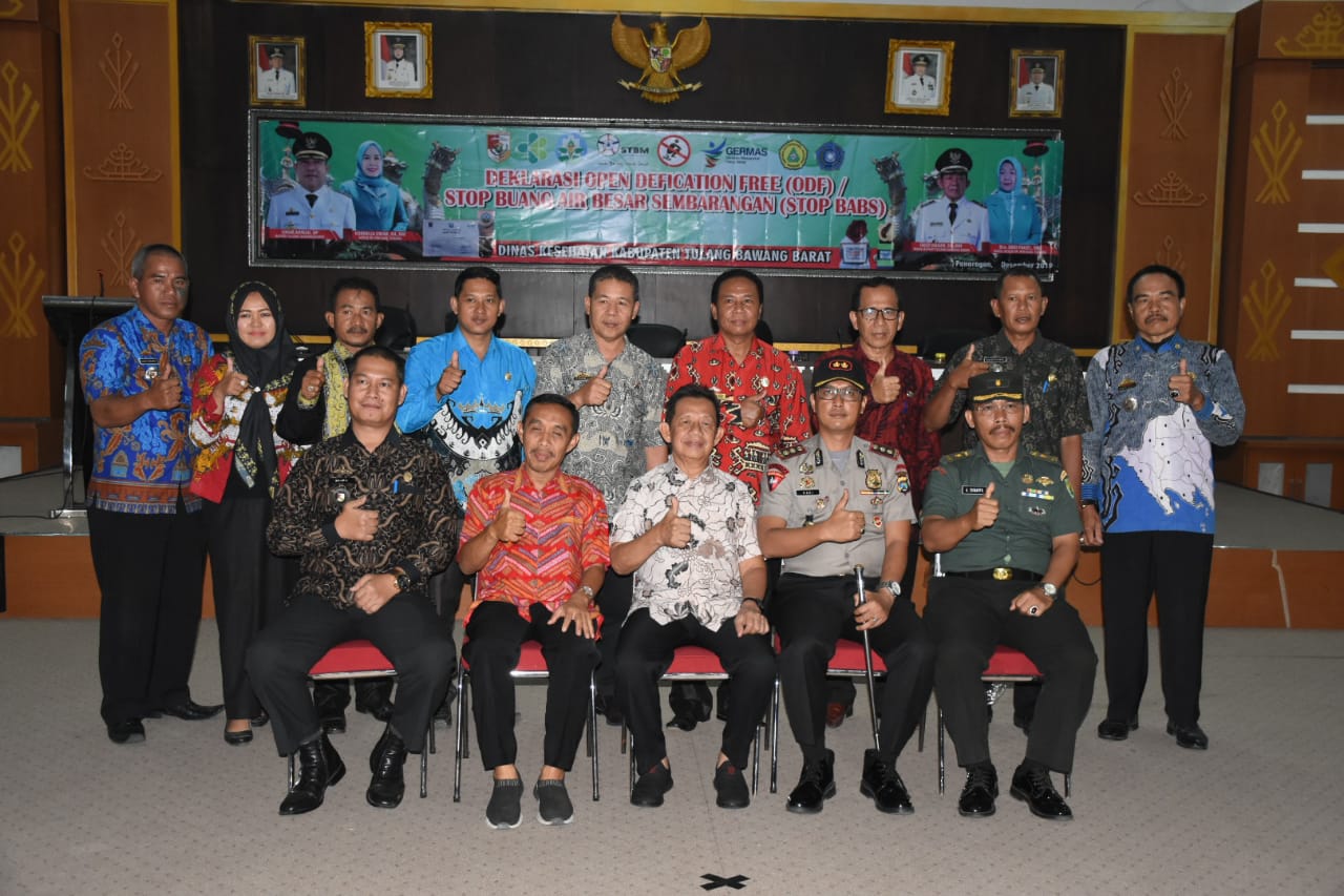 Pemkab Tubaba Deklarasikan Stop Buang Air Besar Sembarangan