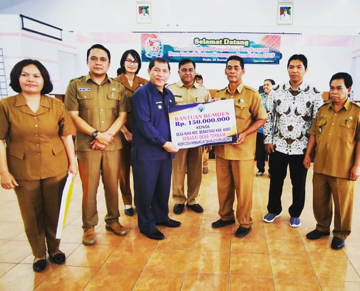 Pemkab Karo Berikan Hadiah Bagi BUMDes Terbaik