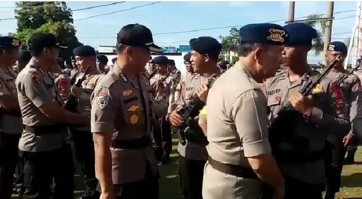 Kapolda Beserta Jajaran Sambut Hangat 250 Personel BKO ke Papua