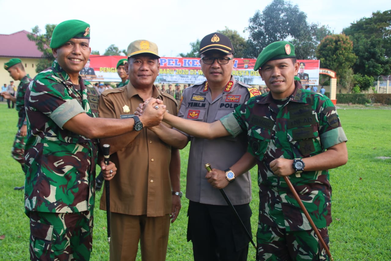 Gelar Pasukan TNI-Polri Siap Amankan Malam Pergantian Tahun