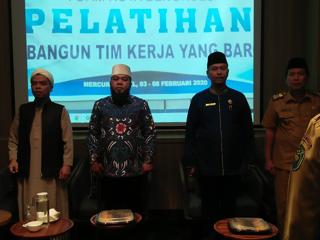 Walikota Buka Pelatihan Tim Kerja PDAM Kota Bengkulu