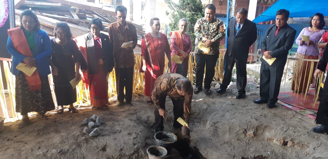 Jemaat Gereja GBKP Runggun Tigapanah Syukuri Pembangunan Rumah Ibadah