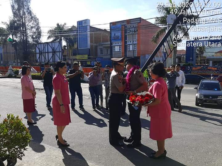Polres Karo Gelar Acara Pisah Sambut Kapolres Karo