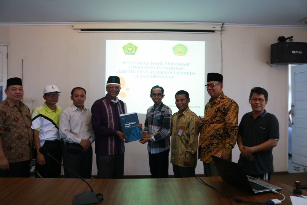 IAIN Bengkulu Kampus PTKIN Predikat ke-2 Bebas Korupsi se-Indonesia