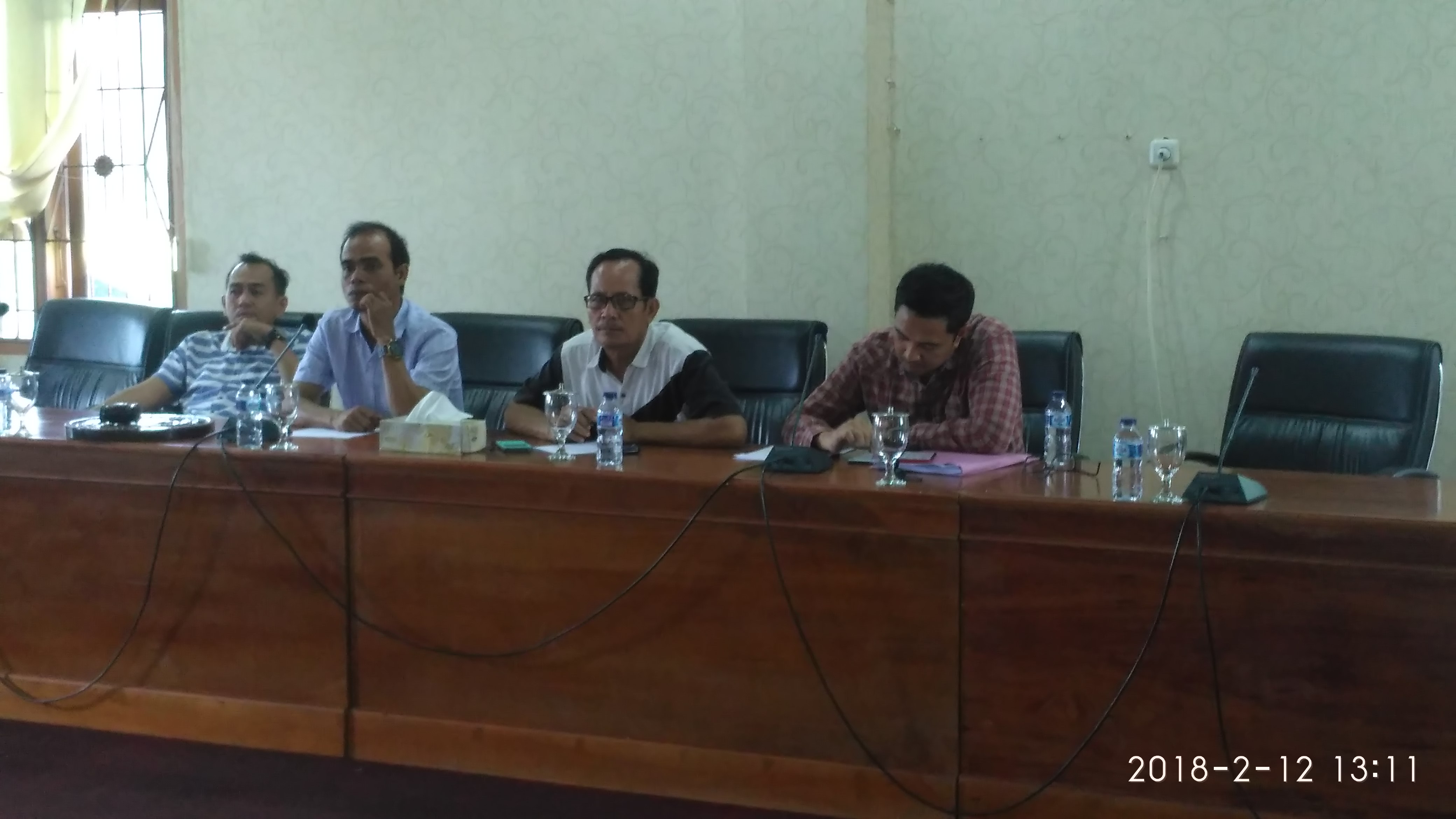 Wakil Ketua 2 Teuku Memimpin Rapat Hearing Dengan FAKAM didampingi Kuswito Ketua Fraksi PAN