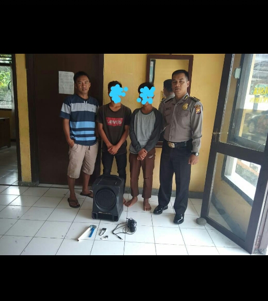 Terduga Pelaku diamankan