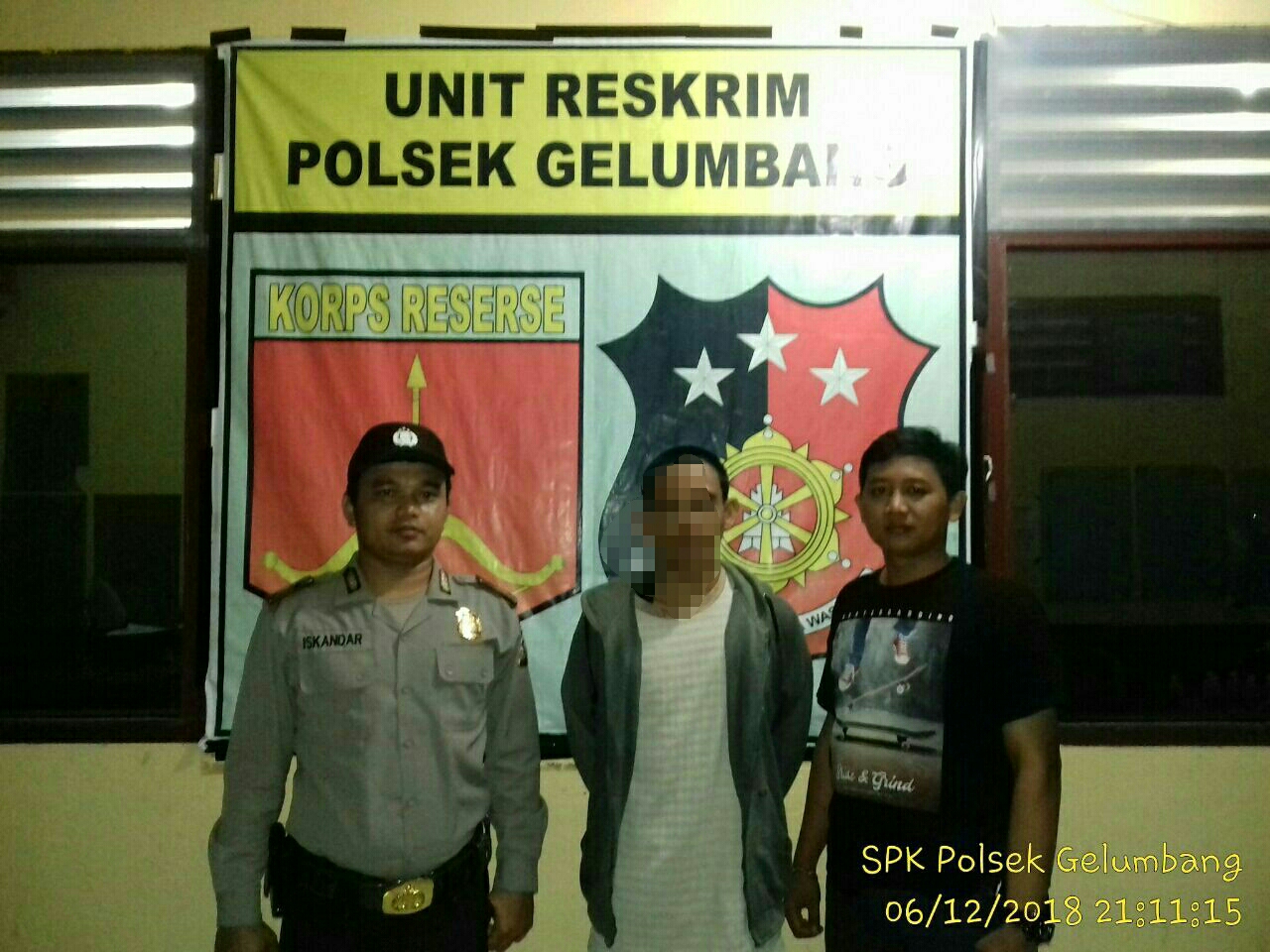 Terduga Pelaku diamankan