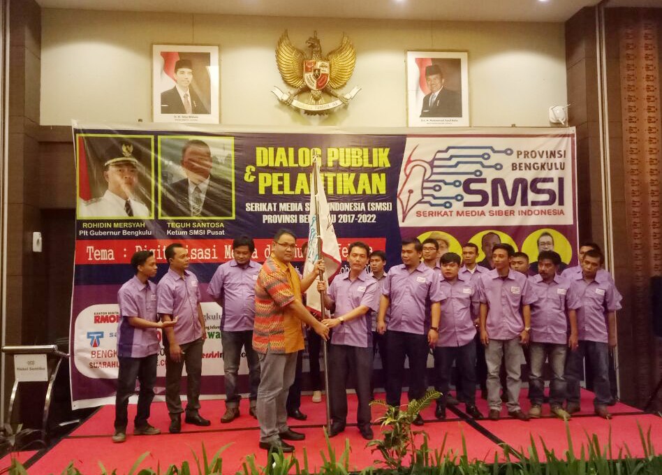 Pelantikan SMSI Bengkulu Kemajuan Era Siber