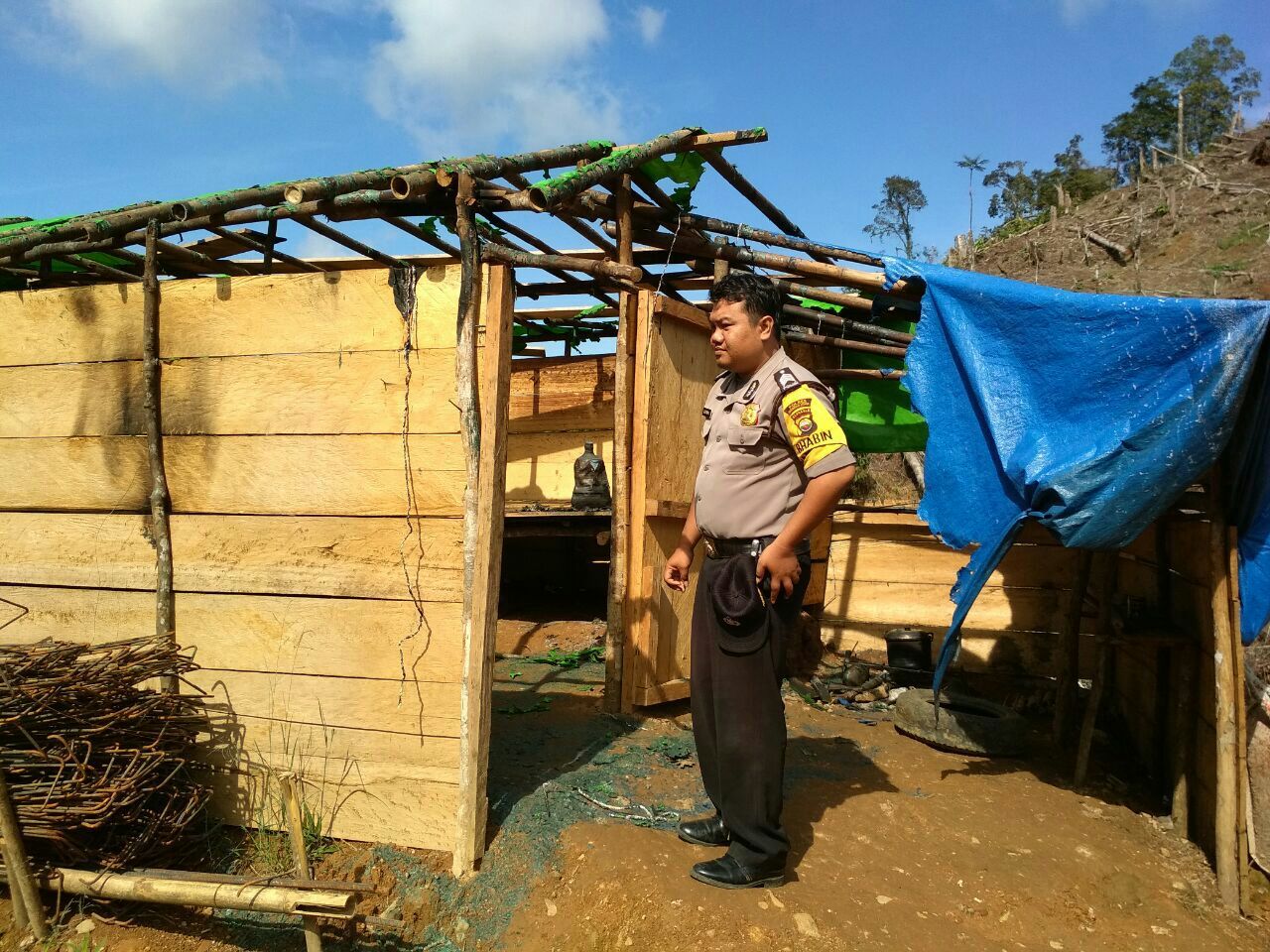 Tapal Batas di duga Memanas, Pembangunan Dihentikan Dan Pekerja Meninggalkan Kamp