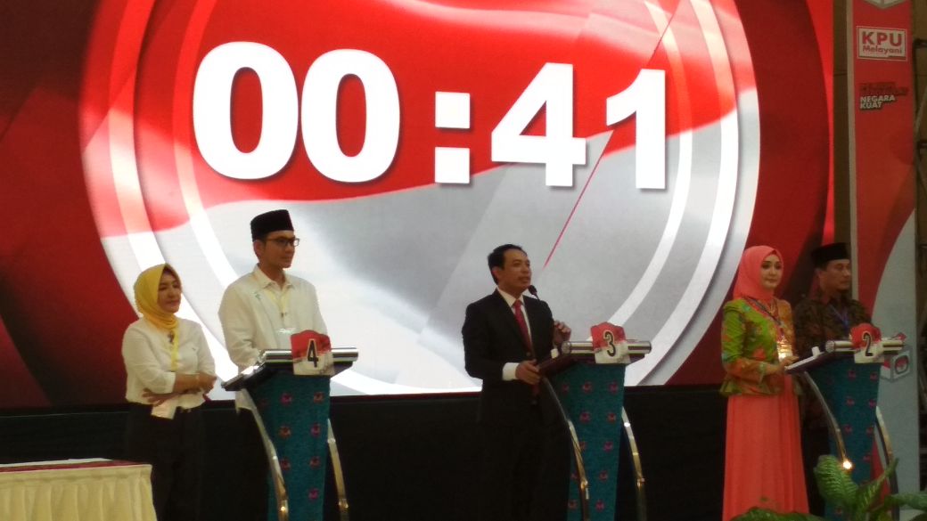 Calon Wakil Wali Kota Dedy Wahyudi memaparkan Program 