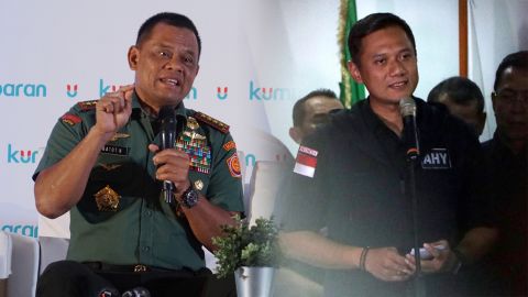 Gatot Nurmantyo dan Agus Harimurti Yudhoyono